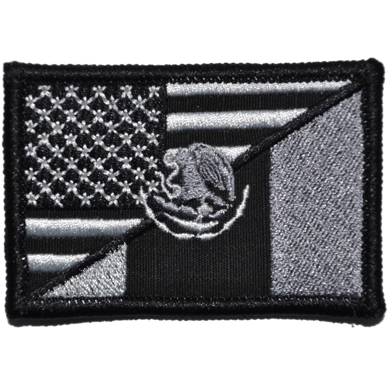 USA / Mexico Flag Patch 2x3