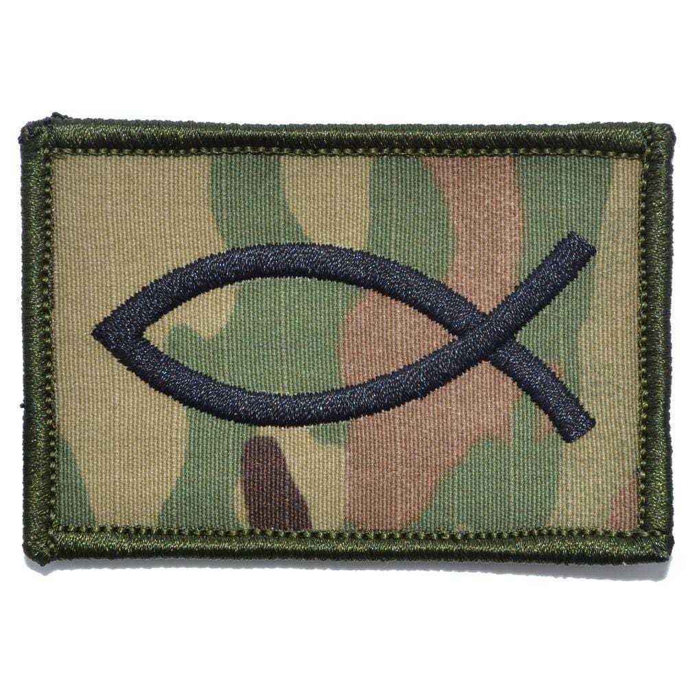 Jesus Fish Ichthys - 2x3 Patch