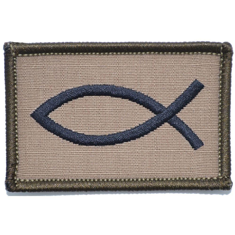 Jesus Fish Ichthys - 2x3 Patch