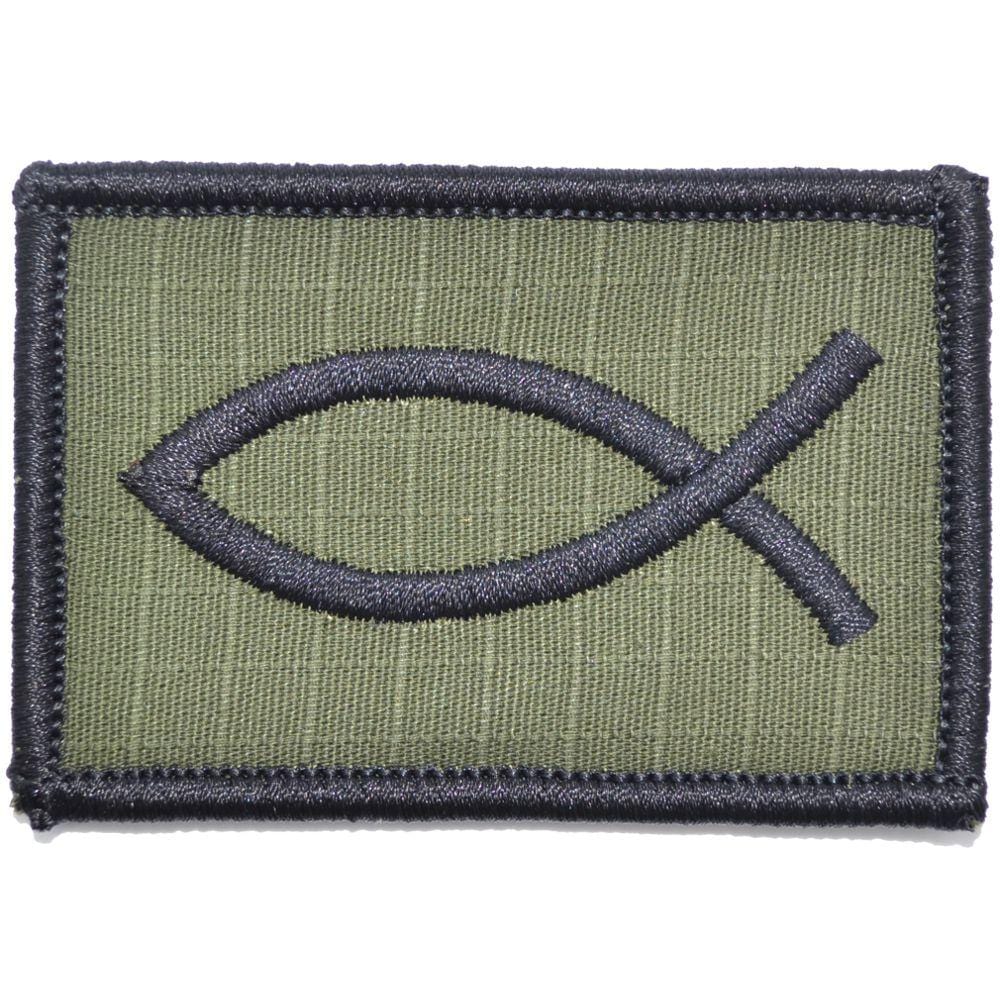 Jesus Fish Ichthys - 2x3 Patch