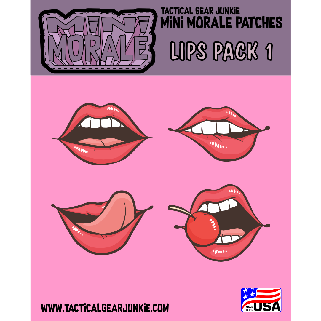 Mini Morale - Lips Patch Pack 1