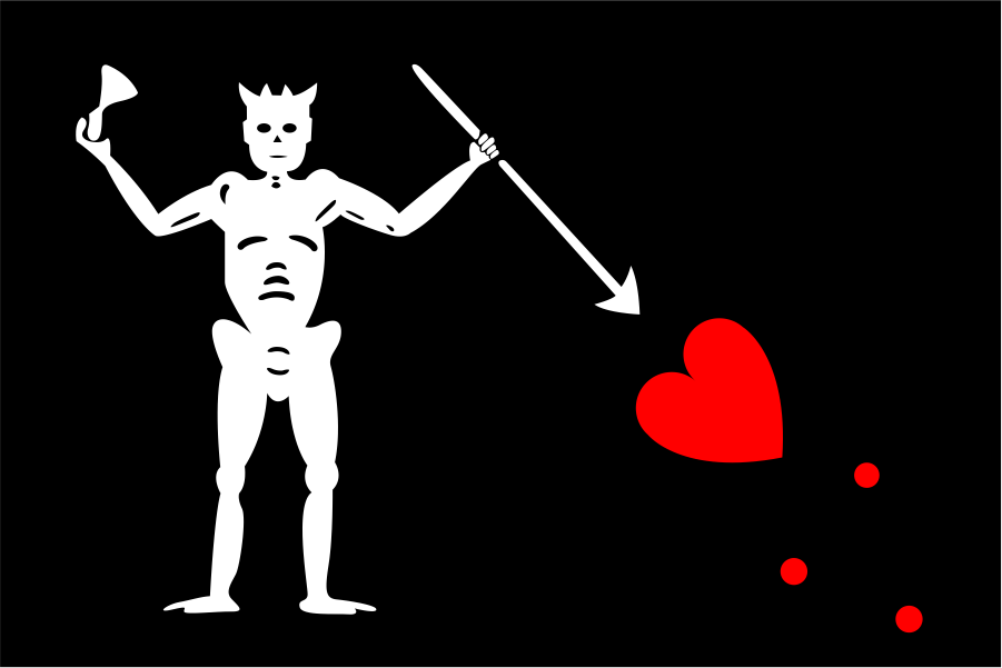 Edward Teach Blackbeard Sticker - 2x3 inch