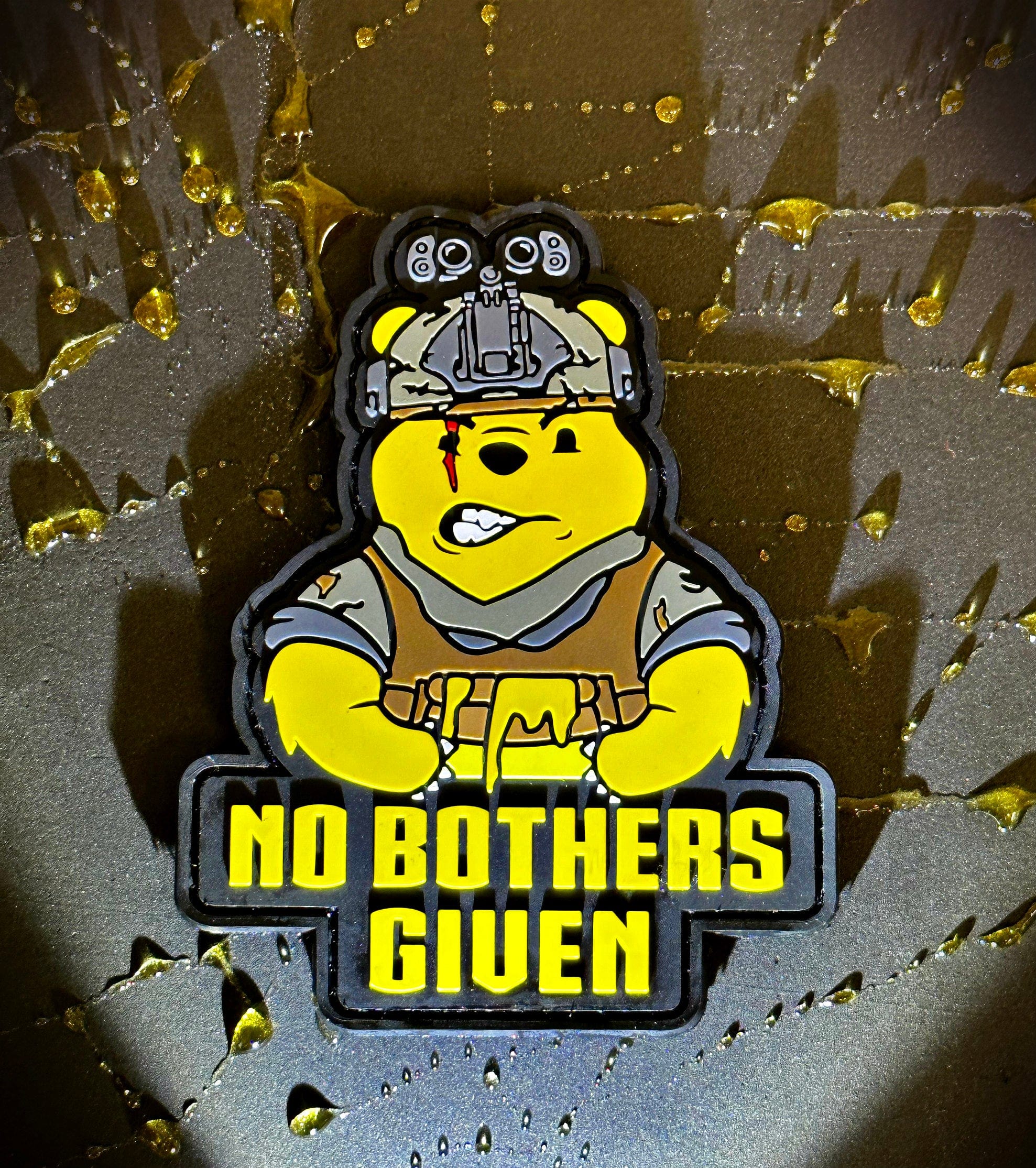 Pooh - No Bothers Given - PVC Patch