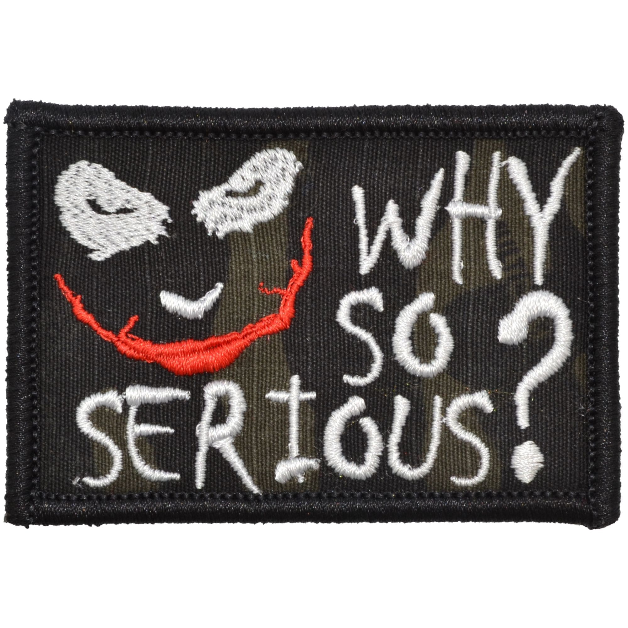 Why So Serious? Joker Quote - 2x3 Patch