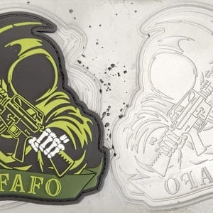 Tactical Gear Junkie Patches FAFO Reaper Fuck around and Find out - PVC PACTH