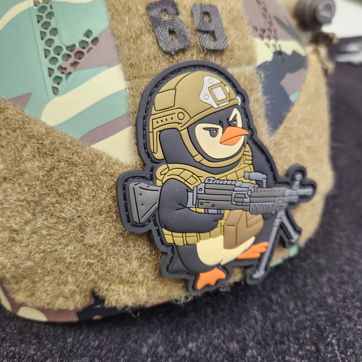Tactical Gear Junkie Patches Tuxedo of Violence - Penguin - 3.5" PVC Patch - OD Gear