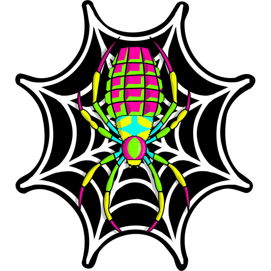 STICKER - Charlotte's Spider Web - Amp Up Your Wardrobe with an Trippy