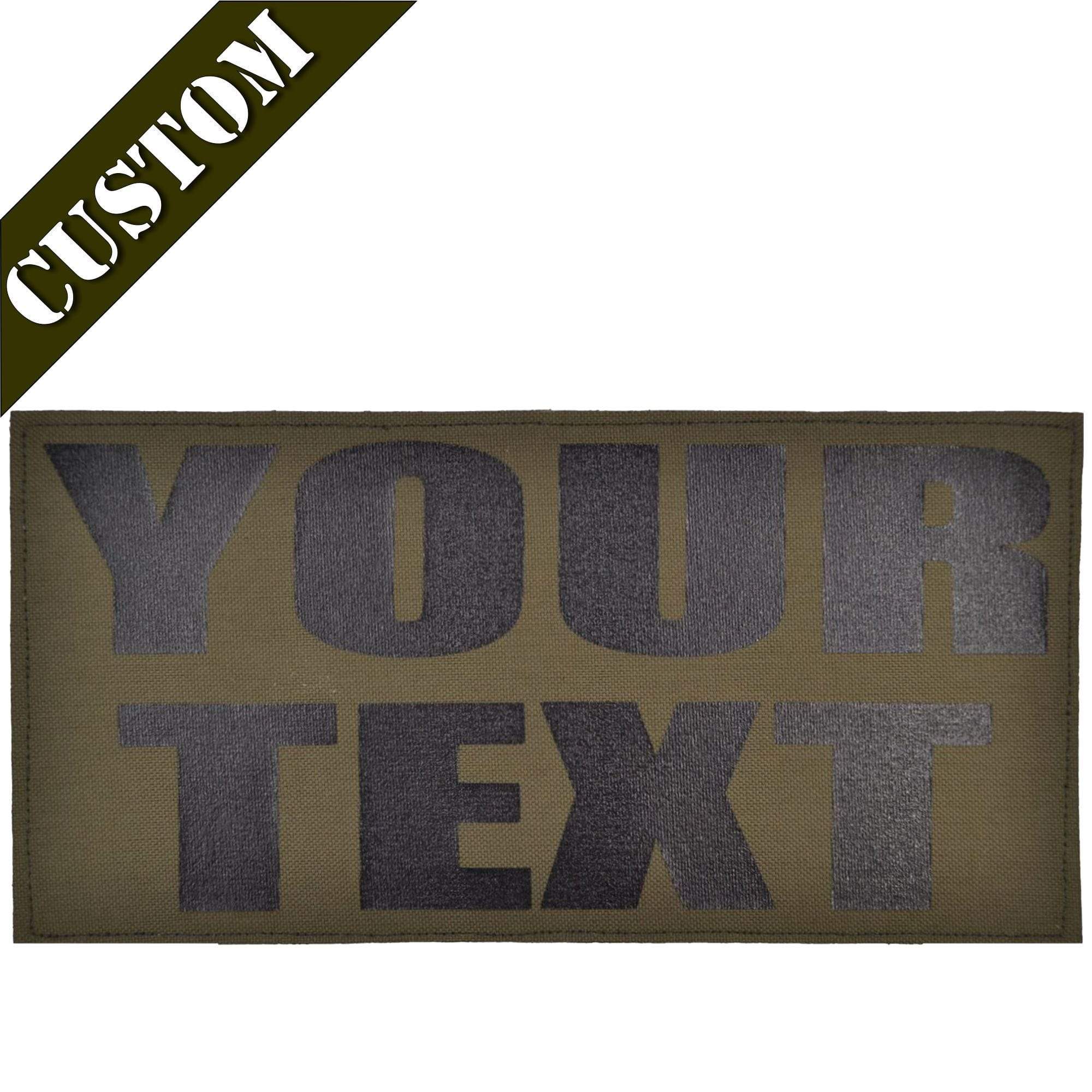 Custom Heat Press Vinyl - 4x8 CORDURA® Patch
