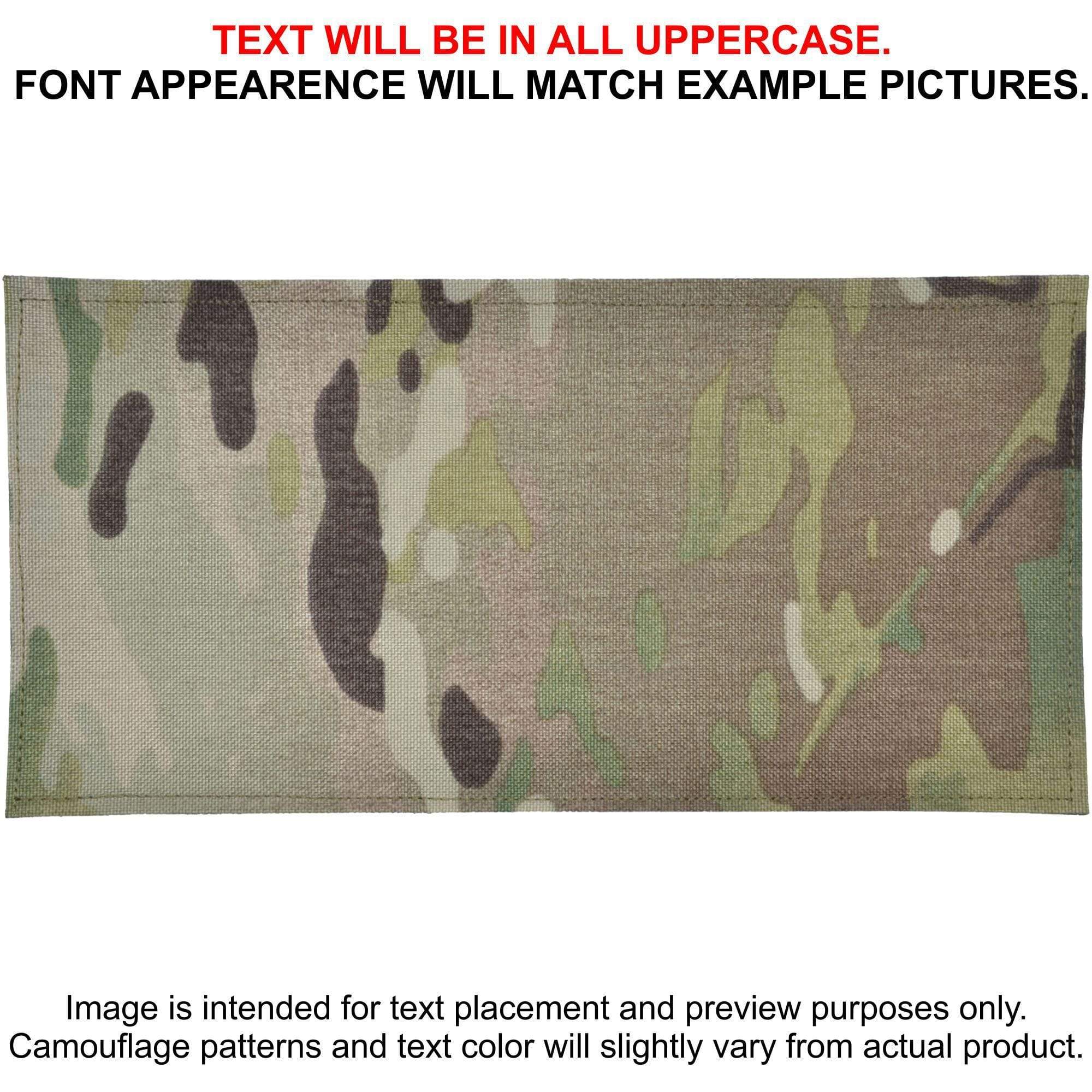 Tactical Gear Junkie Patches MultiCam CORDURA® Custom Heat Press Vinyl - 4x8 CORDURA® Patch