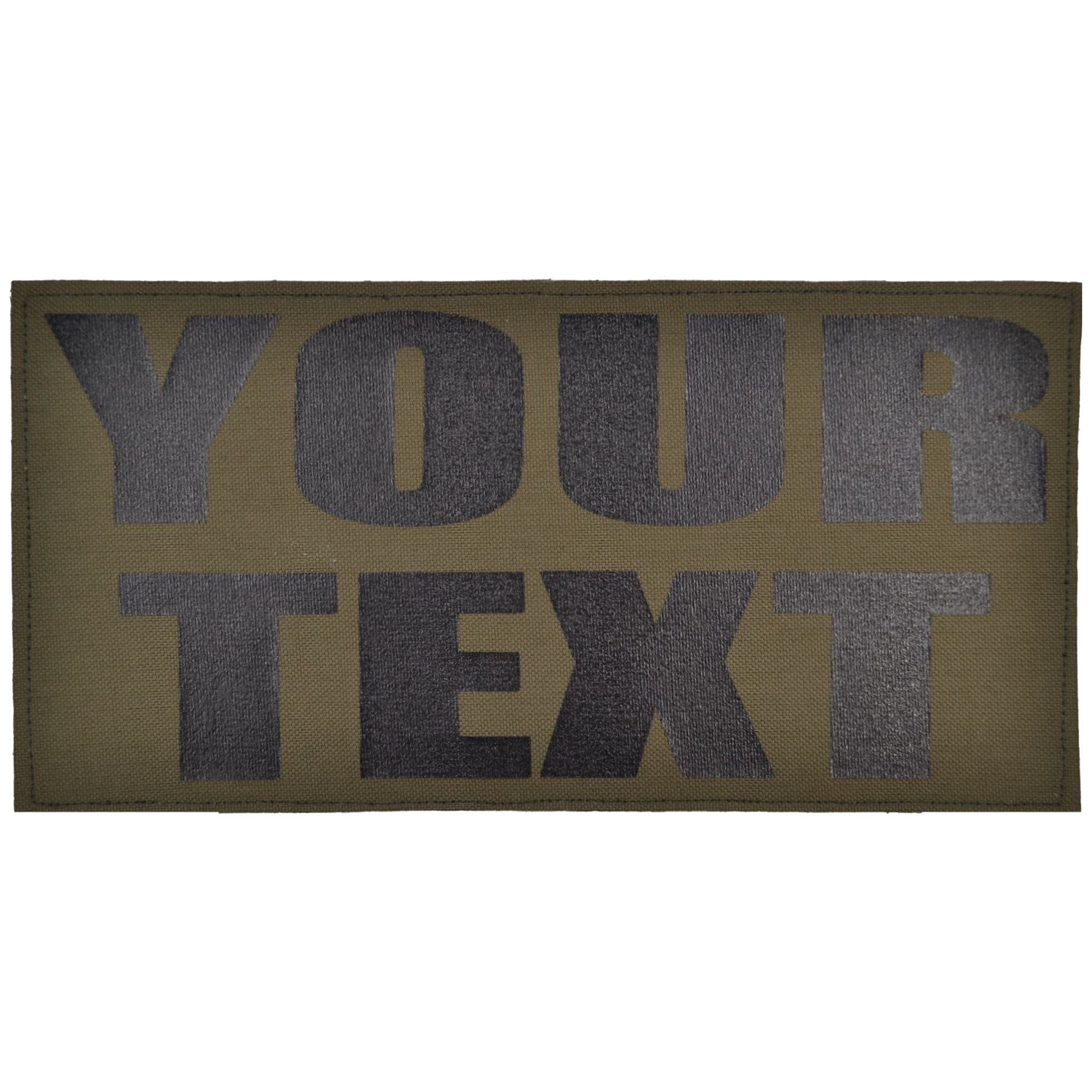 Tactical Gear Junkie Patches Custom Heat Press Vinyl - 4x8 CORDURA® Patch
