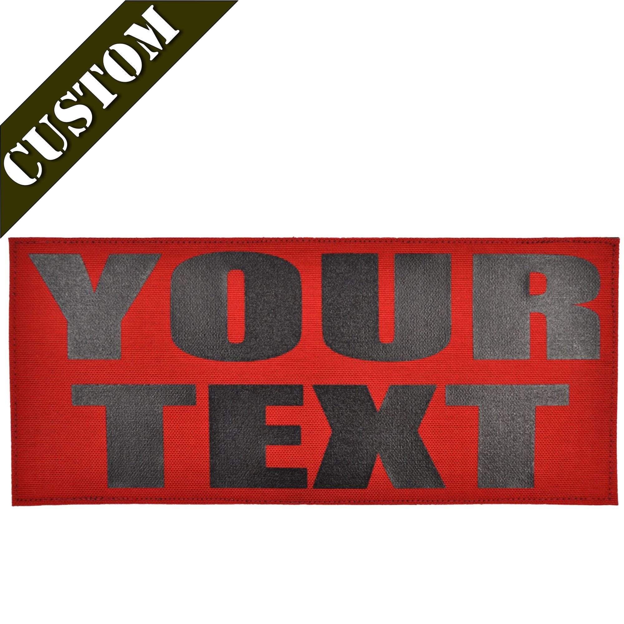 Custom Heat Press Vinyl - 4x9 CORDURA® Patch
