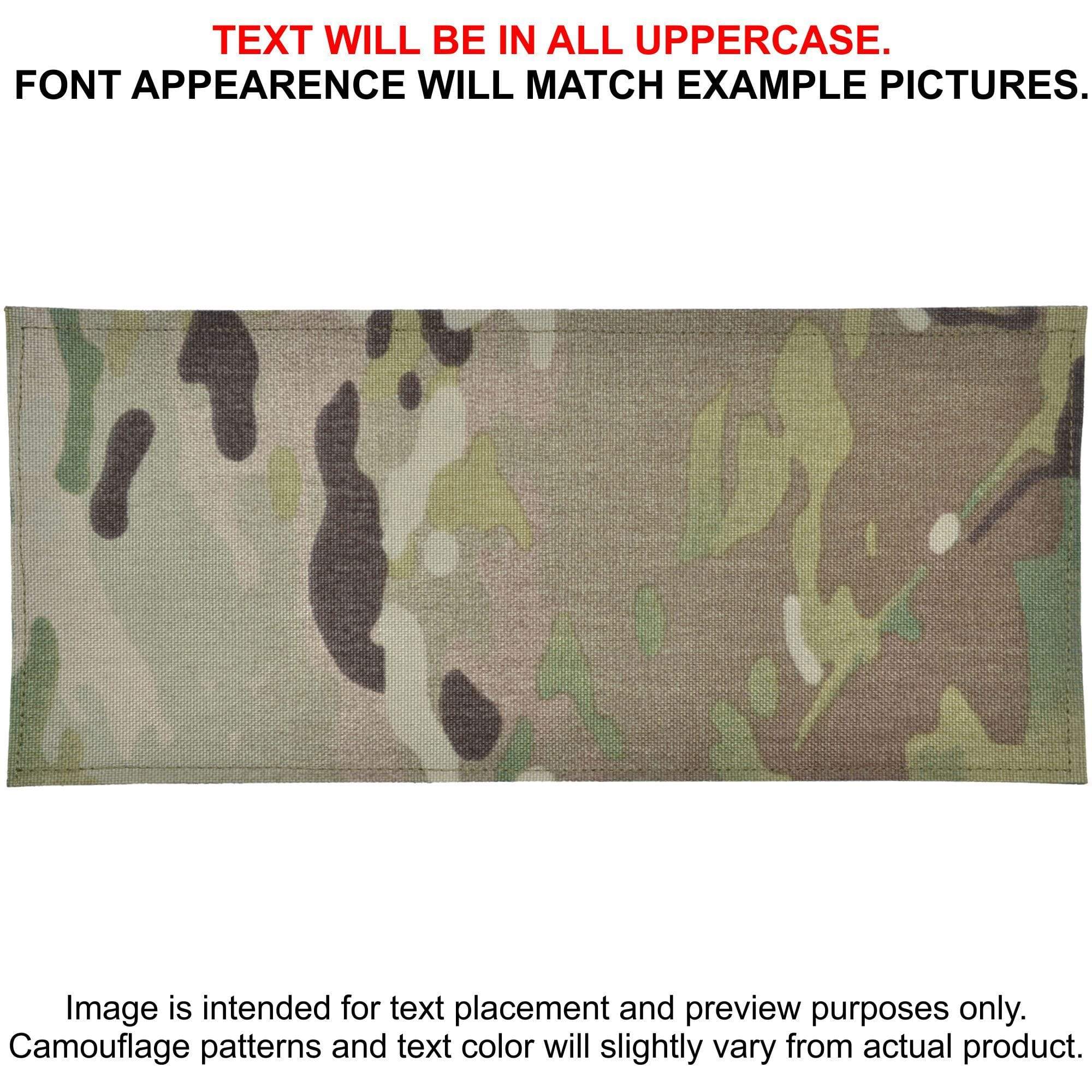 Tactical Gear Junkie Patches MultiCam CORDURA® Custom Heat Press Vinyl - 4x9 CORDURA® Patch