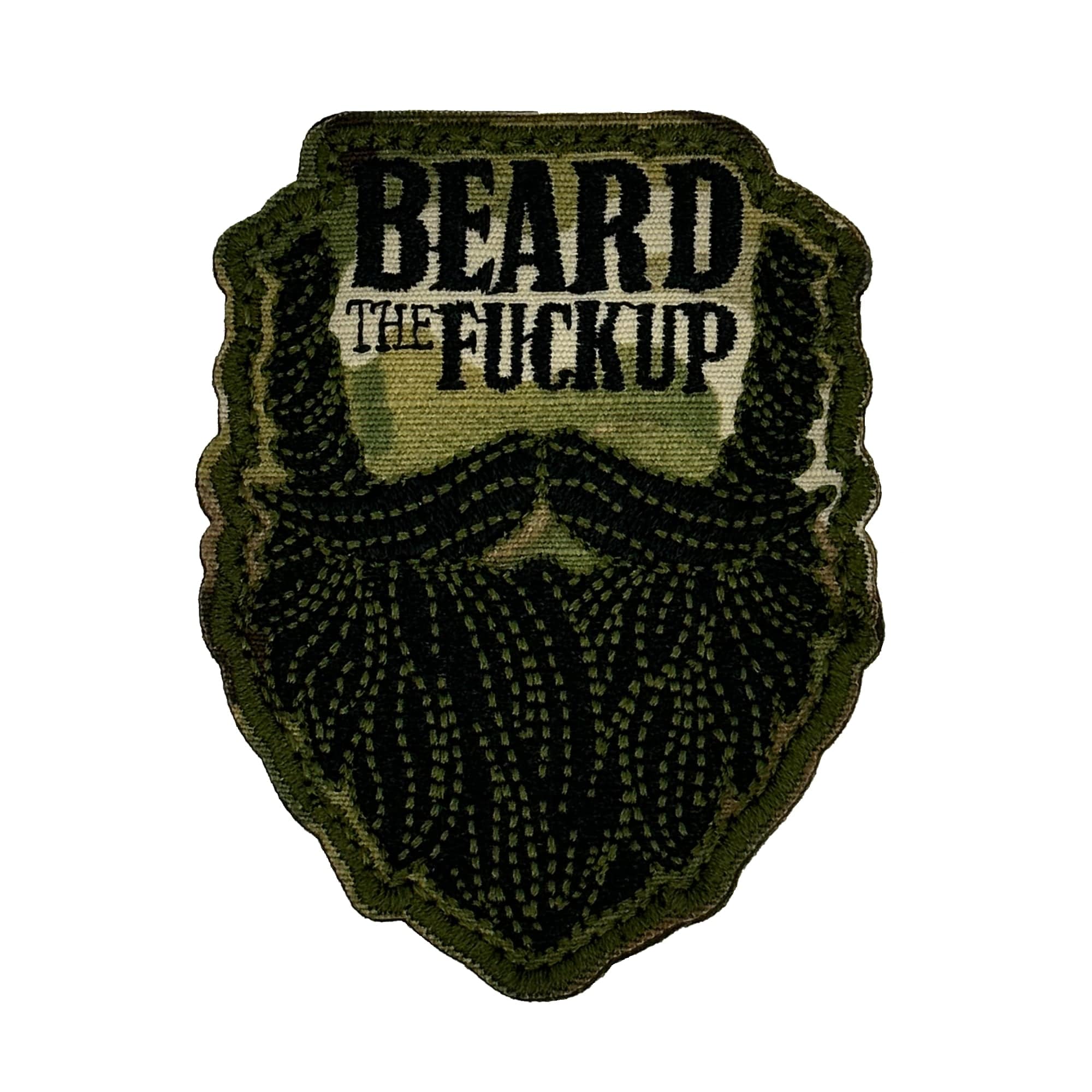 Beard the Fuck Up - 3" Laser Cut Patch