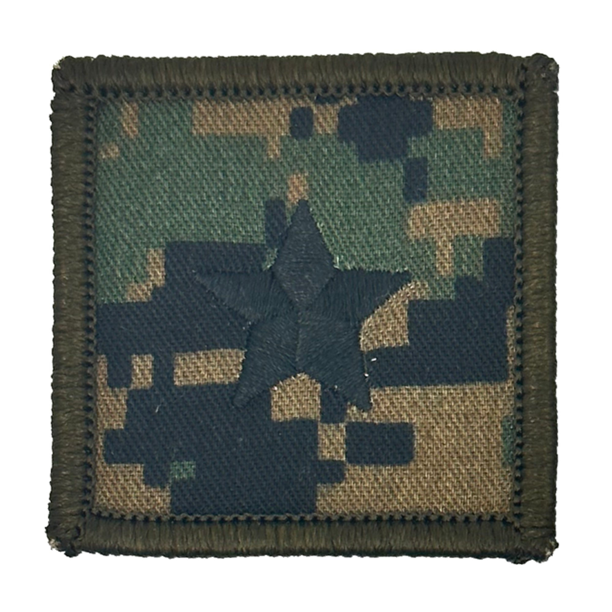 USMC Rank Insignia - 2x2 Patch