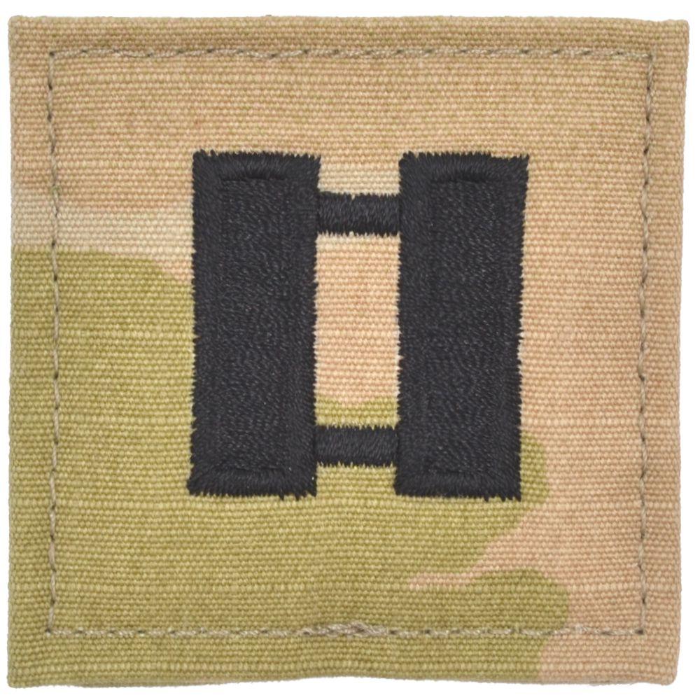 Army Rank w/ Hook Fastener Backing - 3-Color OCP