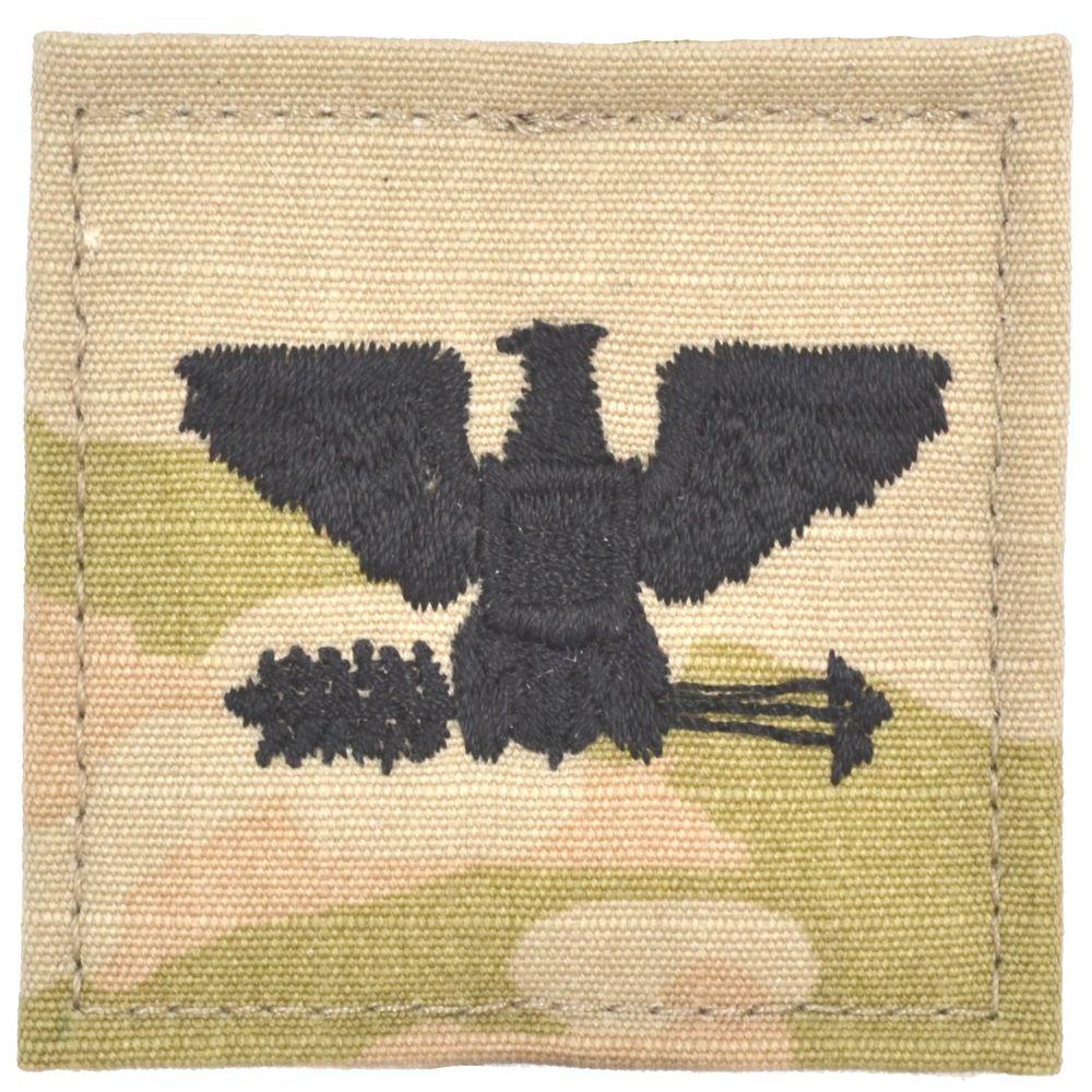 Army Rank w/ Hook Fastener Backing - 3-Color OCP