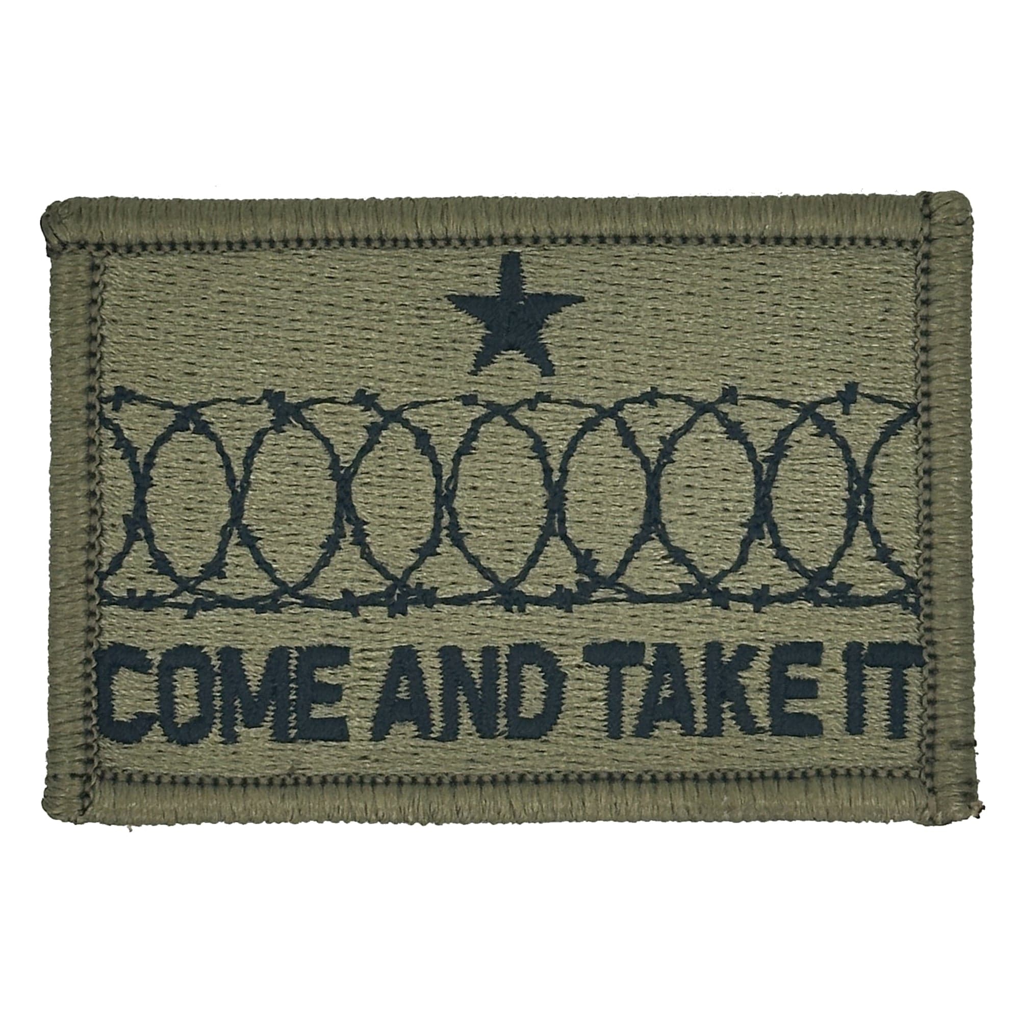 Come And Take It Texas Border Wall Barbed Wire - 2x3 Patch