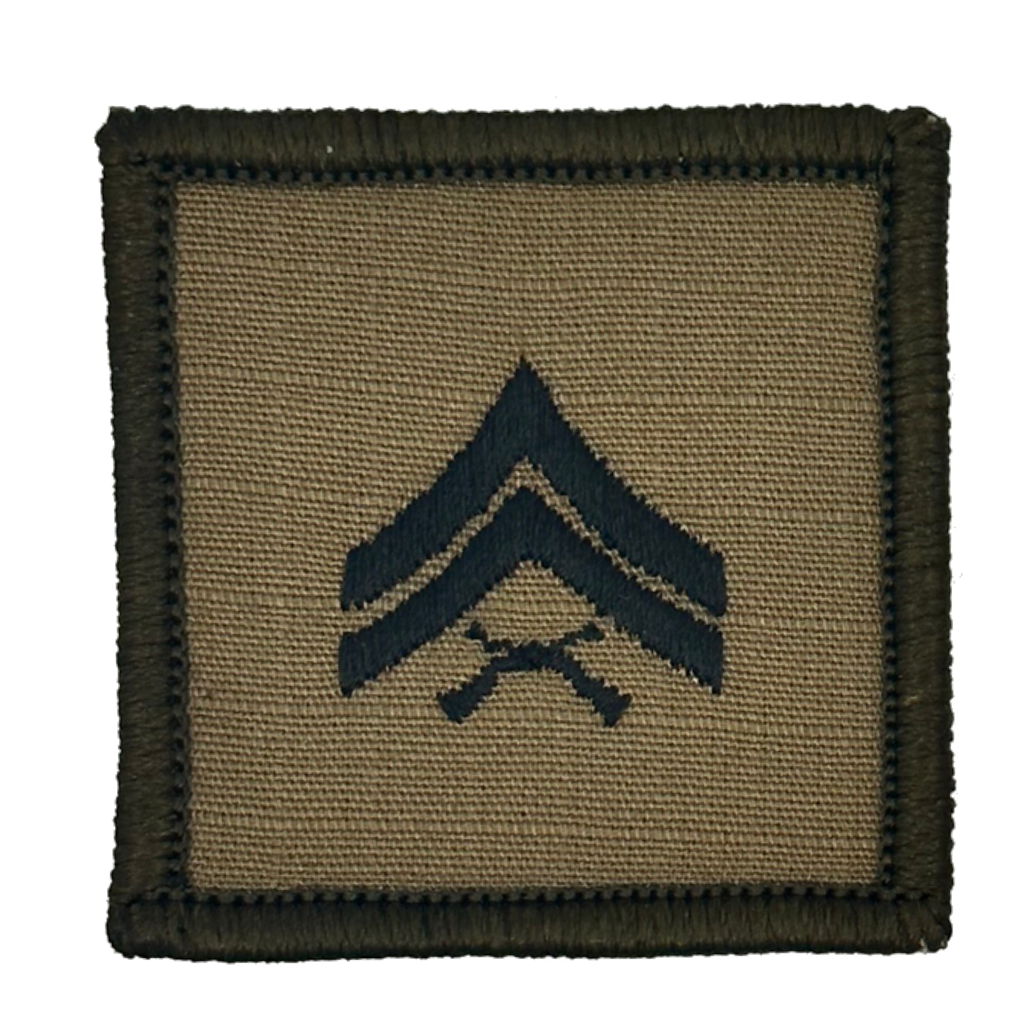 USMC Rank Insignia - 2x2 Patch