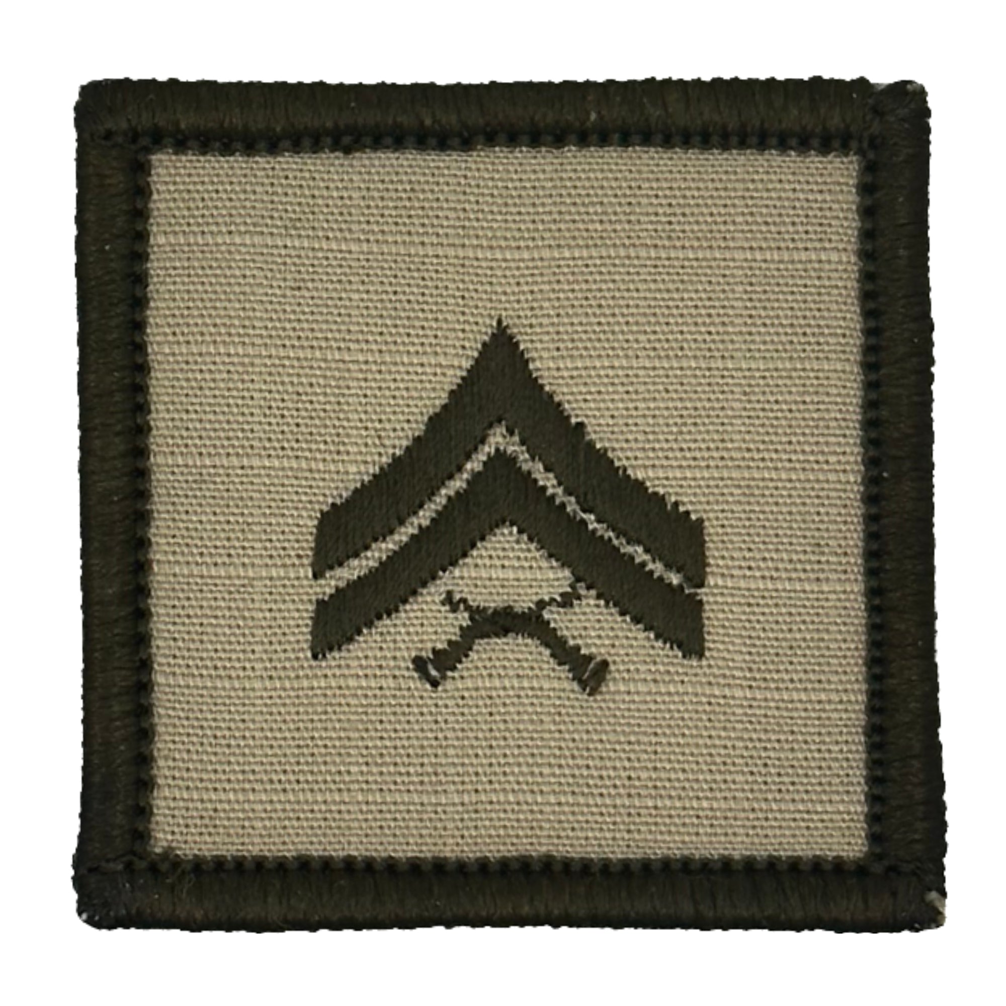 USMC Rank Insignia - 2x2 Patch