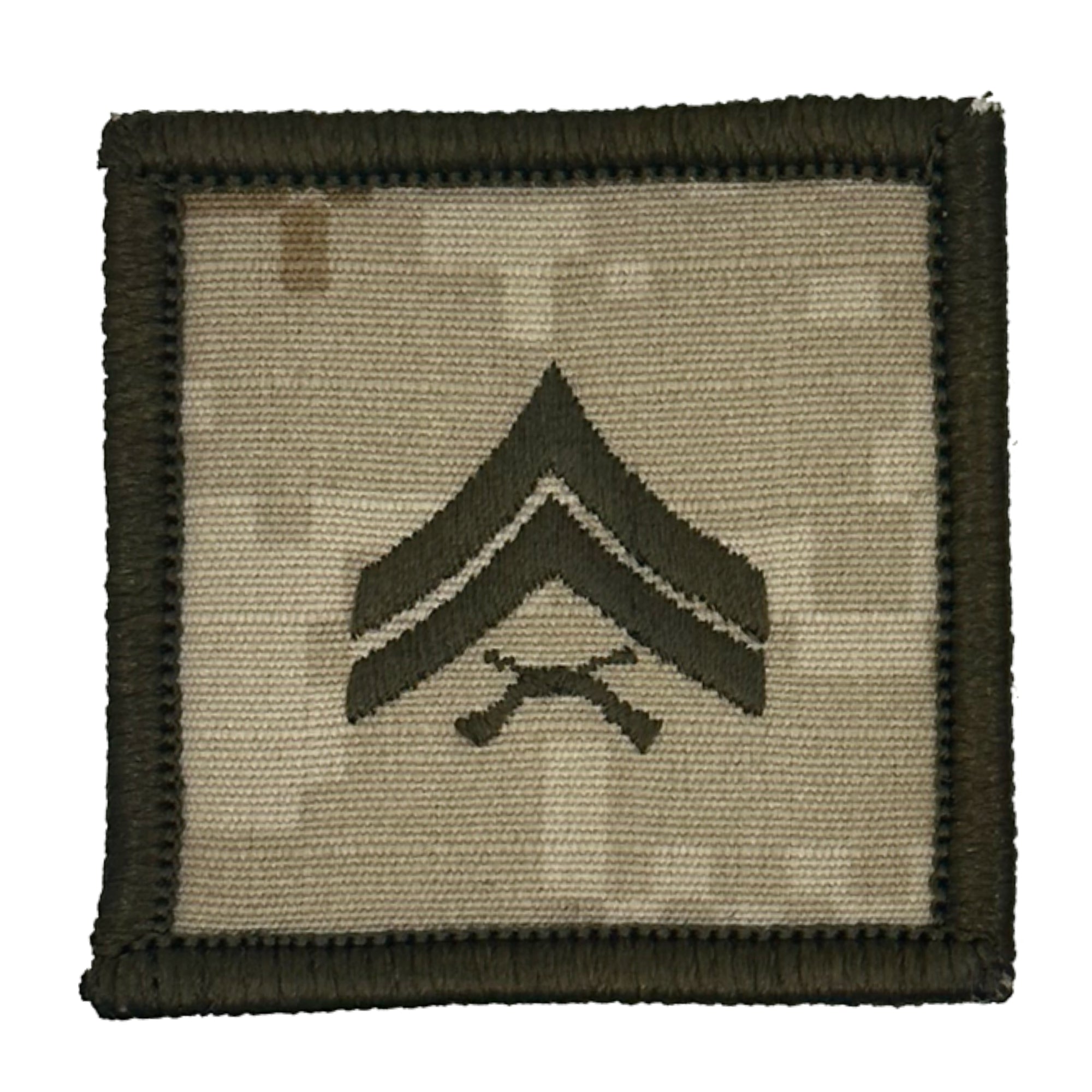 USMC Rank Insignia - 2x2 Patch