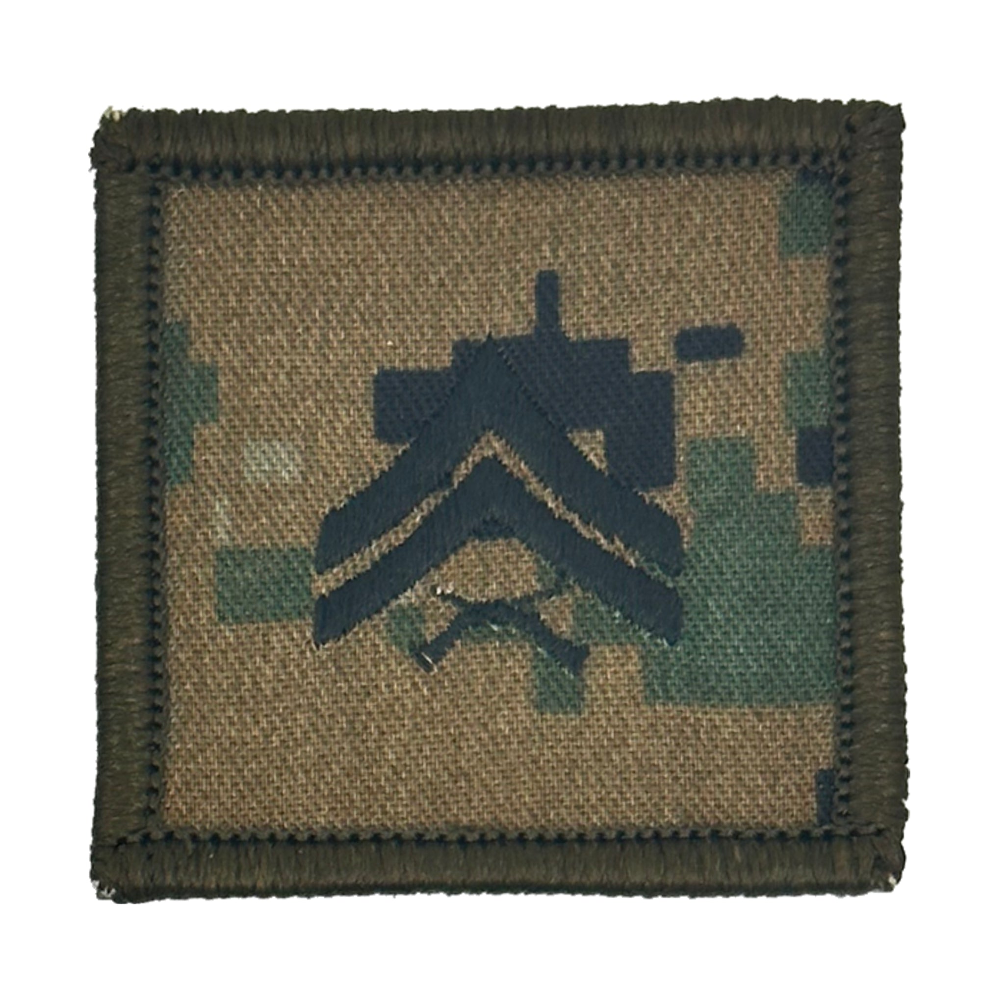 USMC Rank Insignia - 2x2 Patch