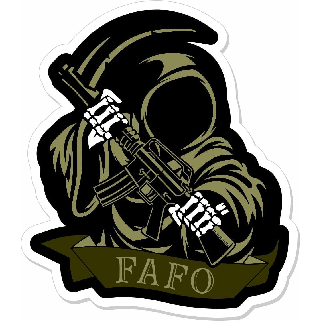 FAFO Reaper - 3.75" Sticker