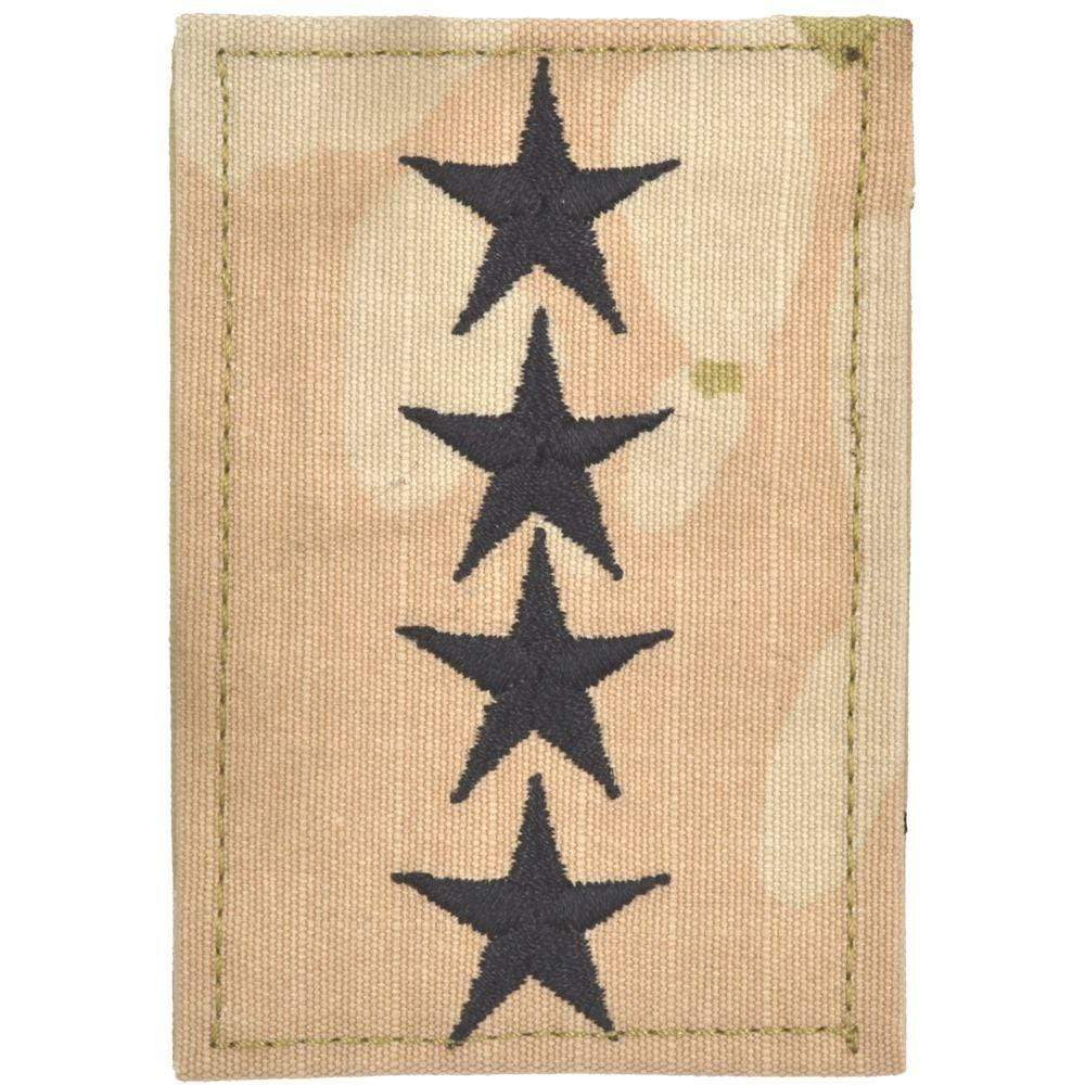 Army Rank w/ Hook Fastener Backing - 3-Color OCP