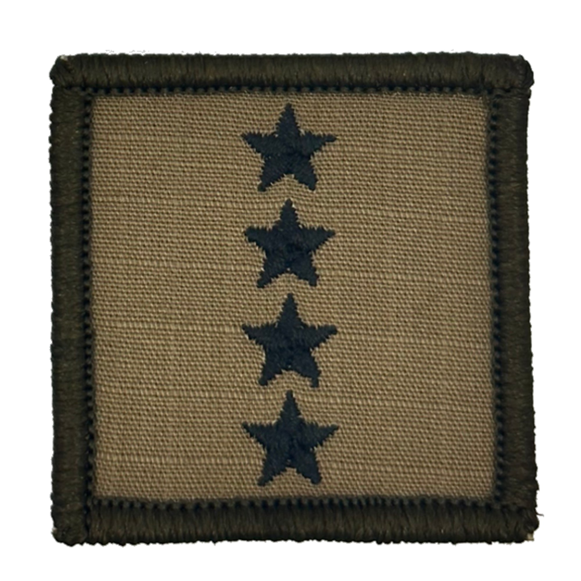 USMC Rank Insignia - 2x2 Patch