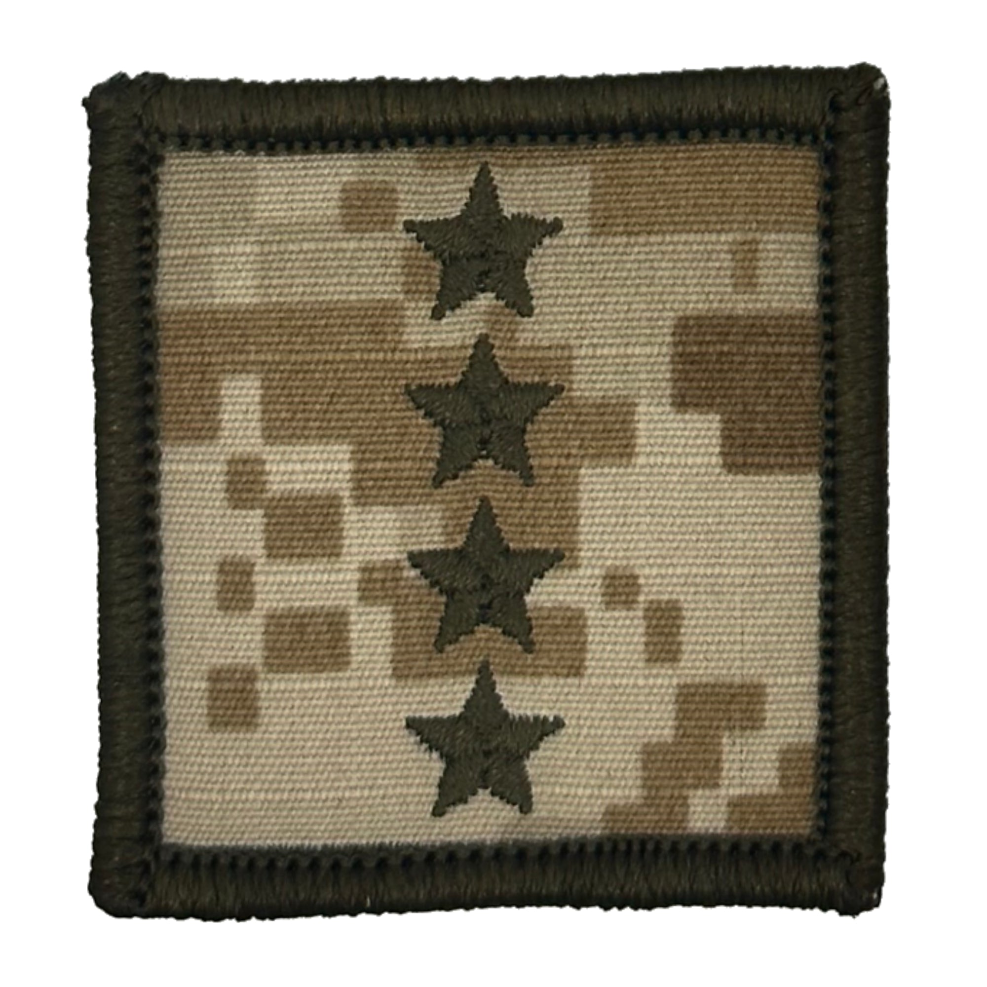 USMC Rank Insignia - 2x2 Patch