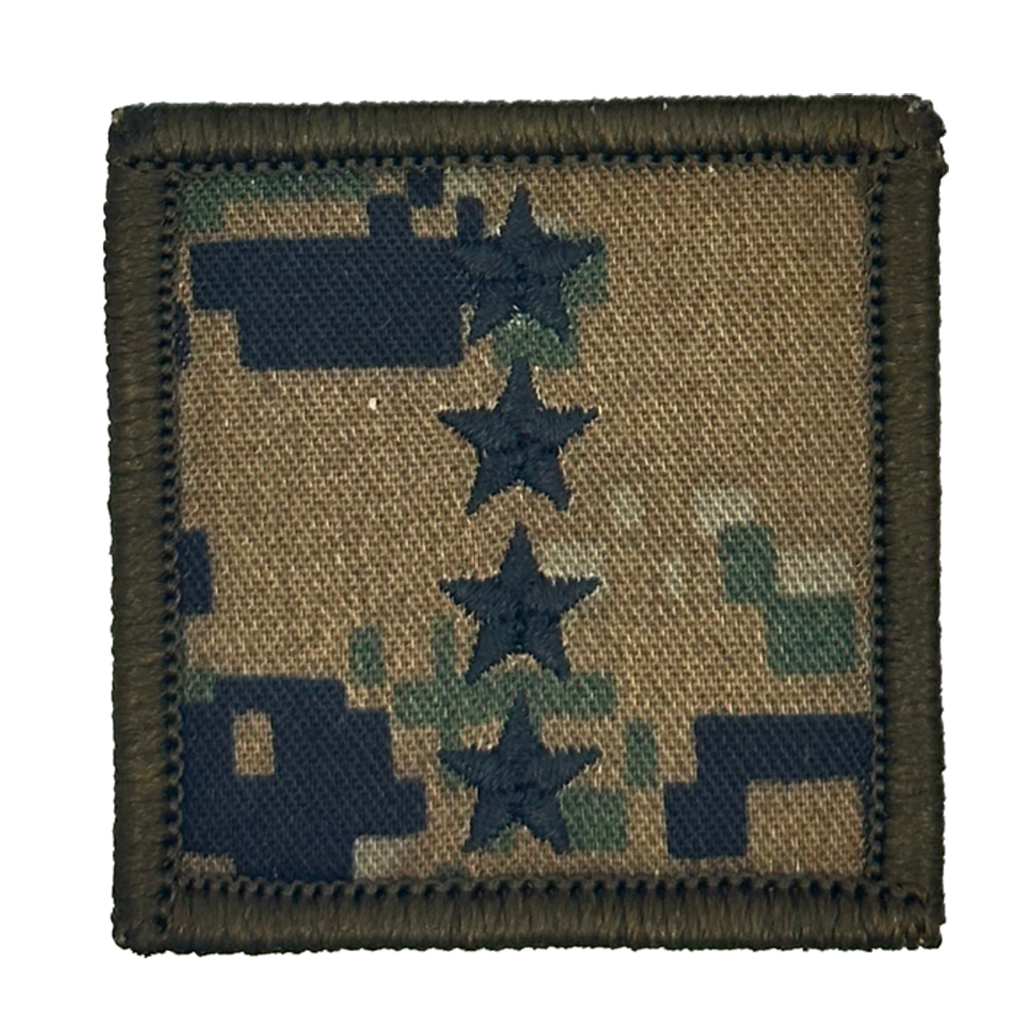 USMC Rank Insignia - 2x2 Patch