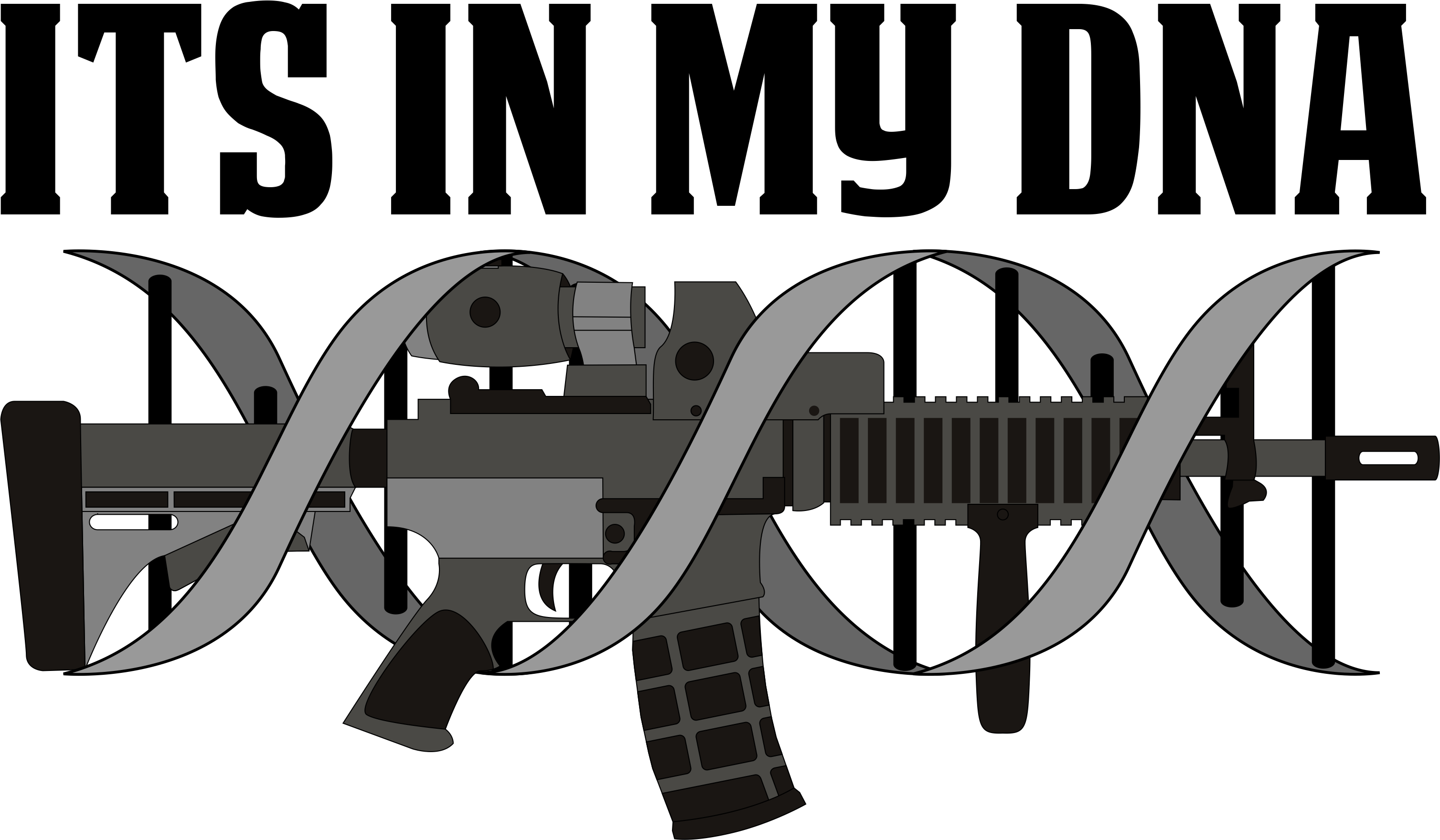 It's In My DNA - 4" Sticker