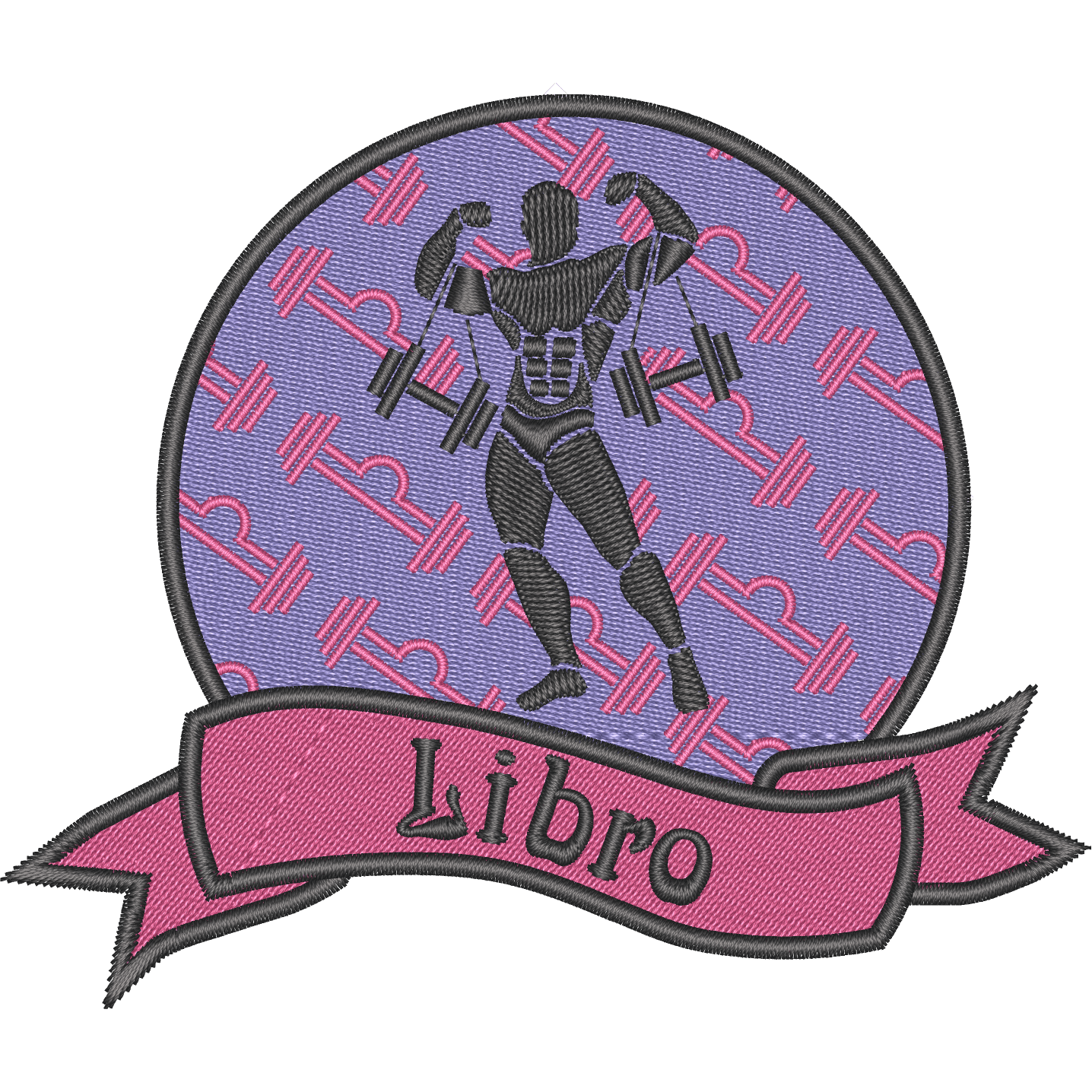 "Libro" - Libra - 4.5" Astrological Funny Parody Patch