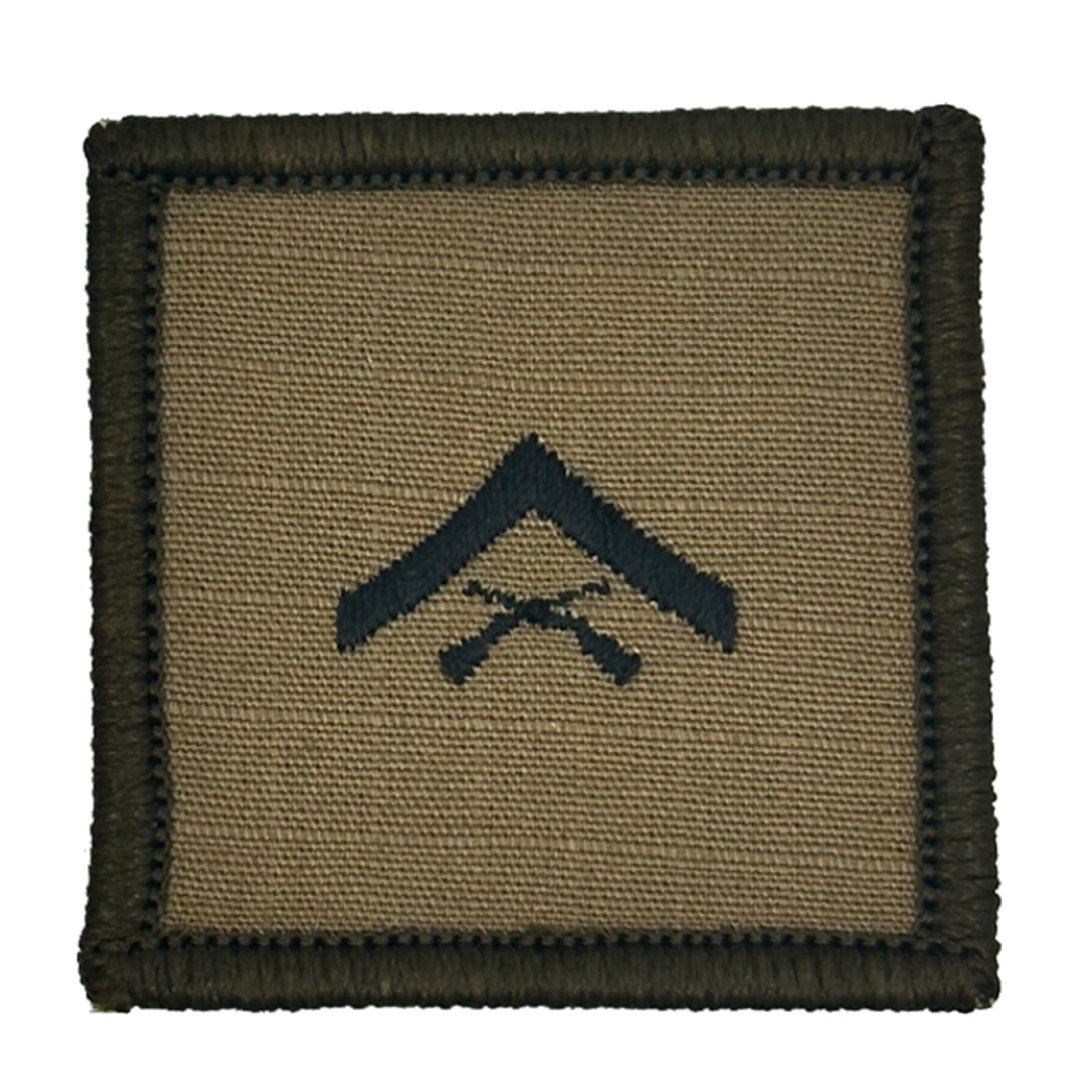 USMC Rank Insignia - 2x2 Patch