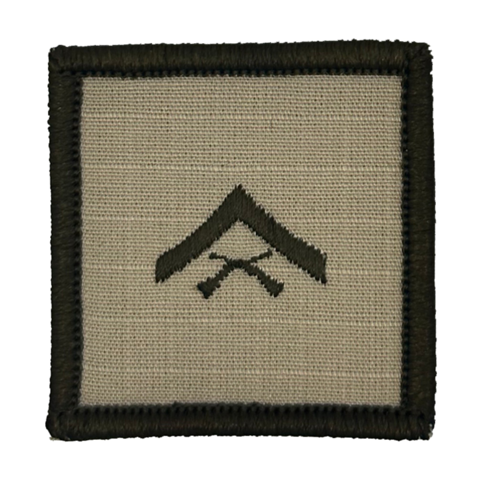 USMC Rank Insignia - 2x2 Patch