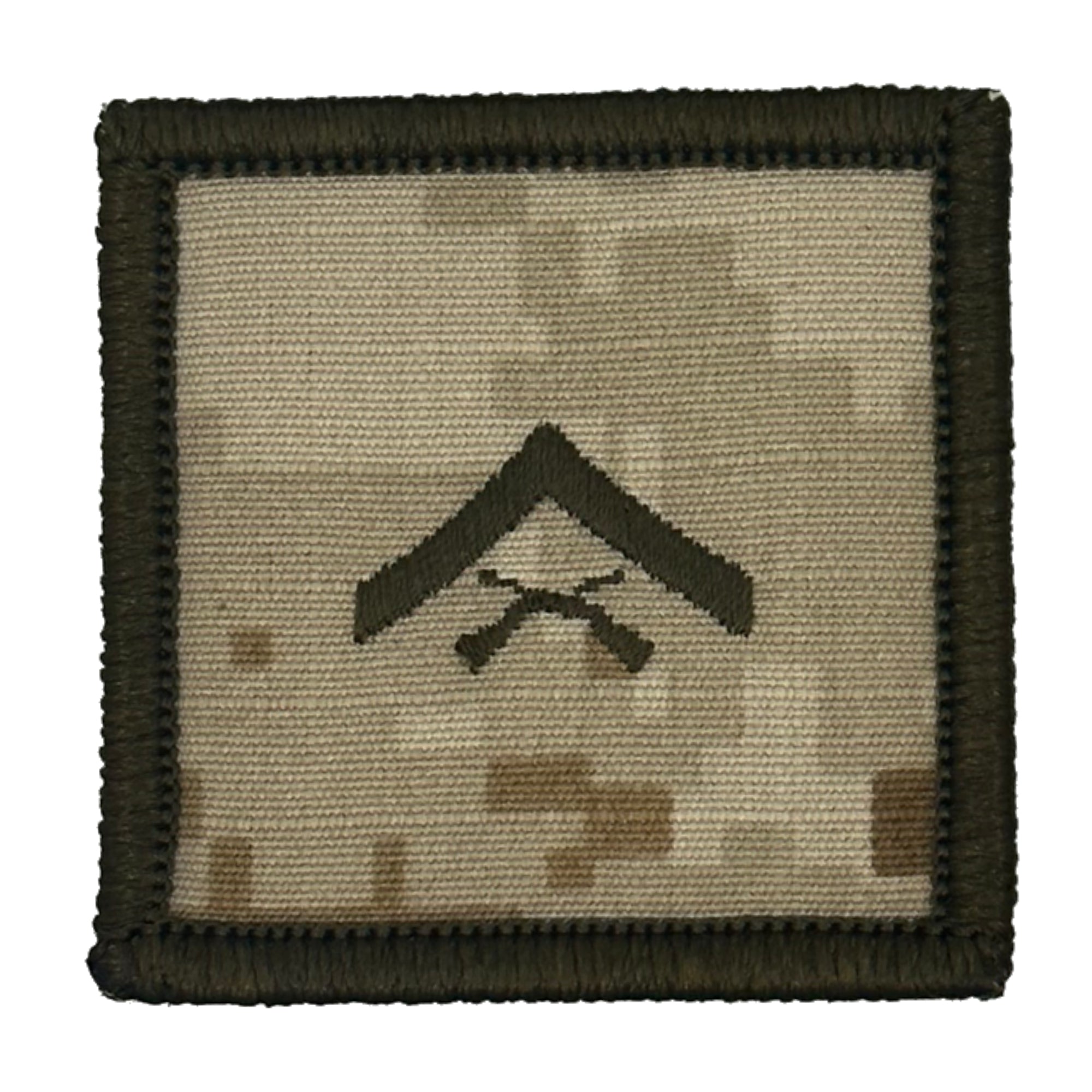 USMC Rank Insignia - 2x2 Patch