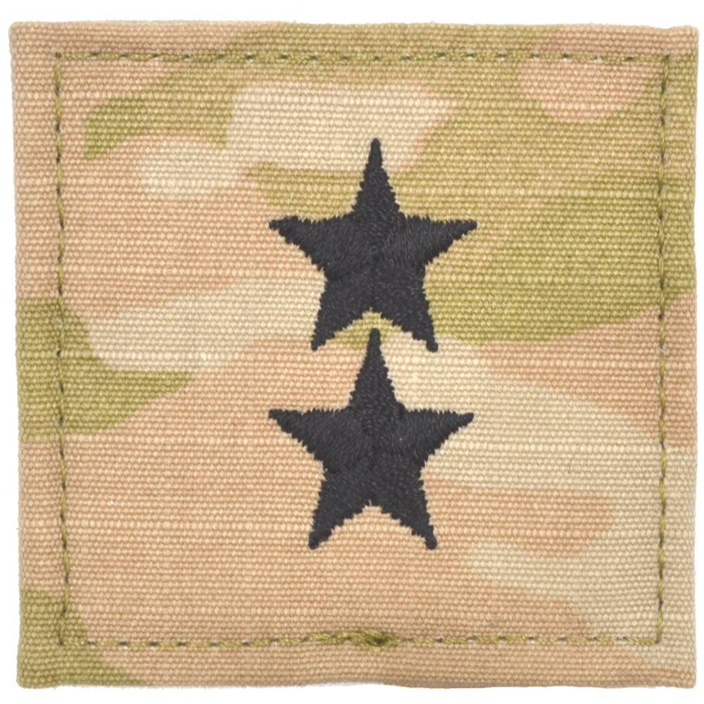 Army Rank w/ Hook Fastener Backing - 3-Color OCP