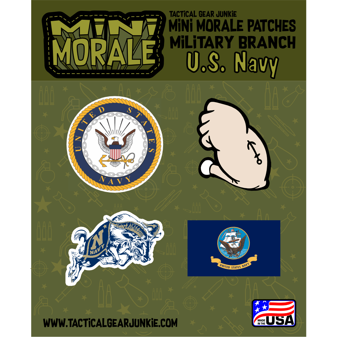 Stickers - Mini Morale - U.S. Navy Pack 1