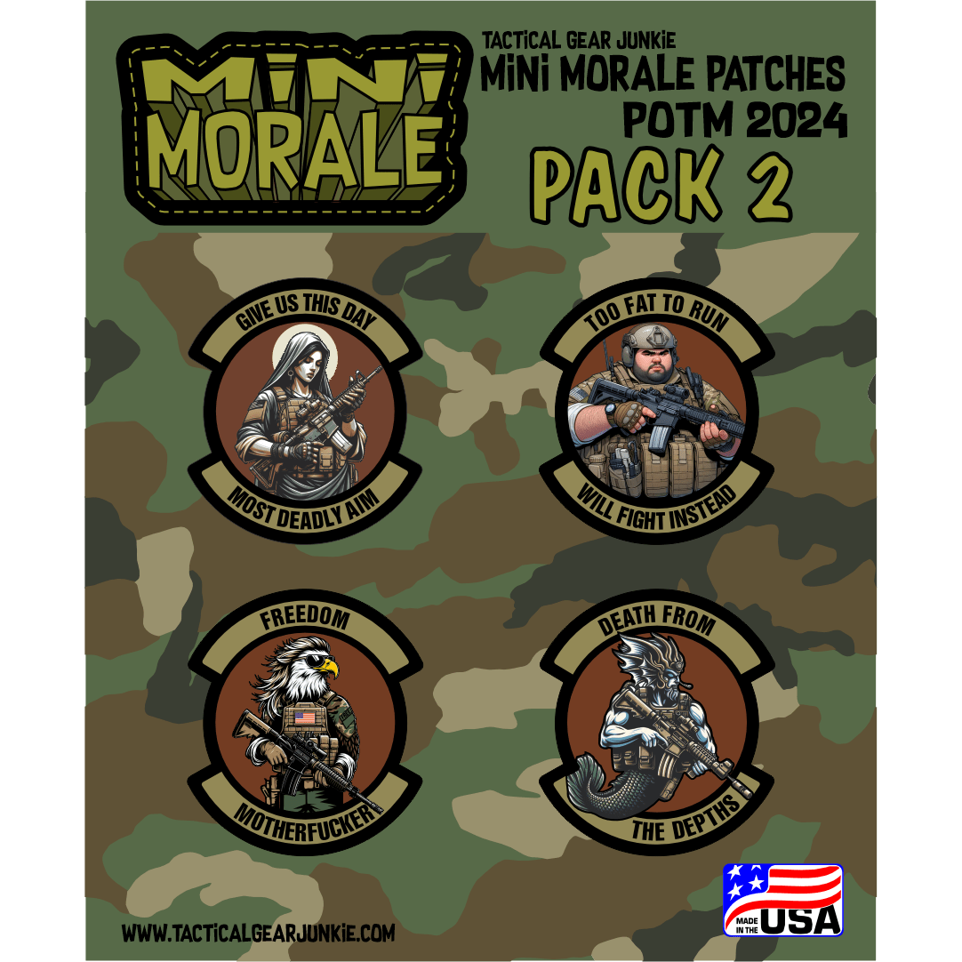 Mini Morale - 2024 2nd Quarter Patch of the Month Patch & Sticker Combo