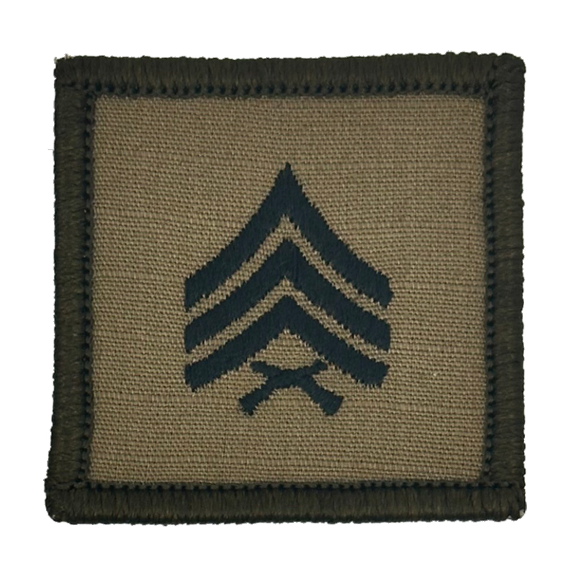 USMC Rank Insignia - 2x2 Patch