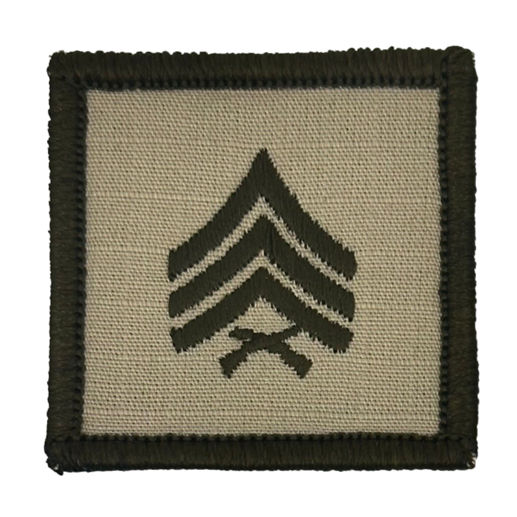 USMC Rank Insignia - 2x2 Patch