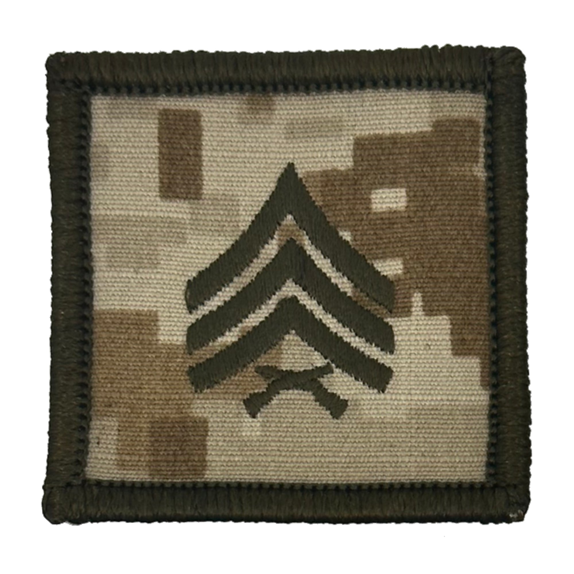 USMC Rank Insignia - 2x2 Patch