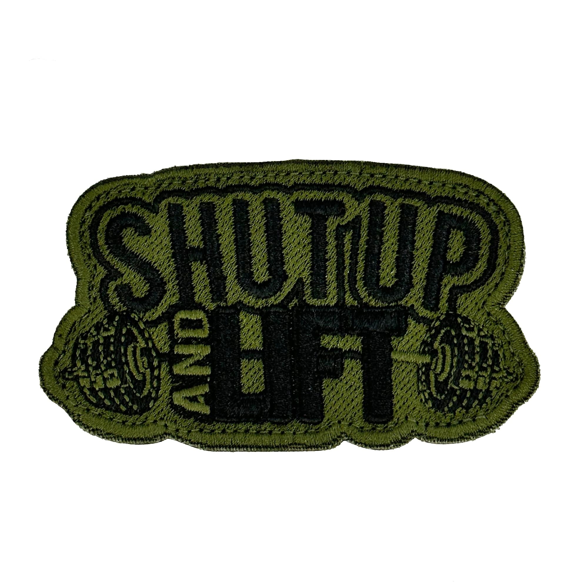 Shut Up and Lift - 3.25" Laser Cut Patch