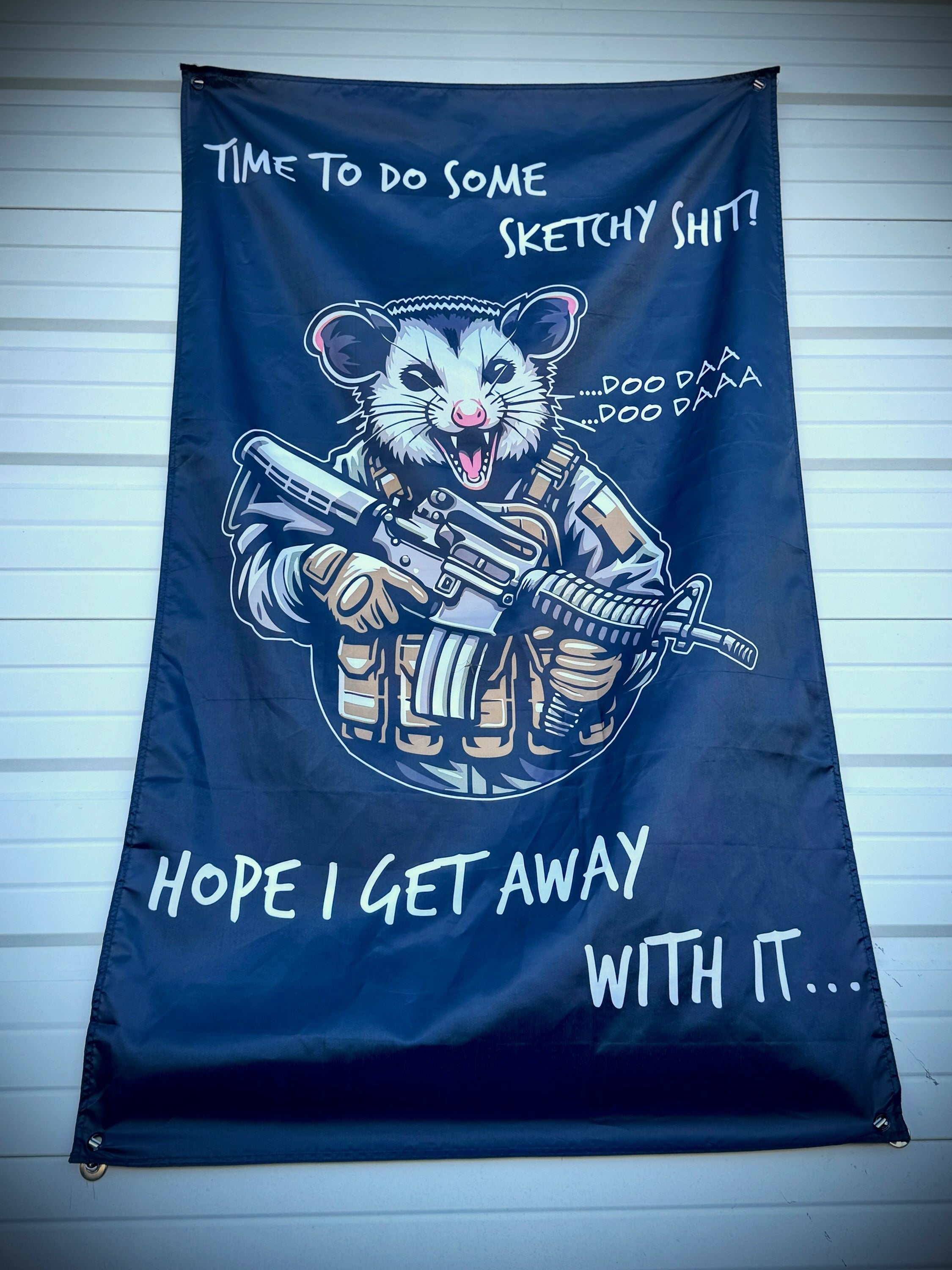 Time to Do Some Sketchy Shit - 5'x3' - Wall Banner