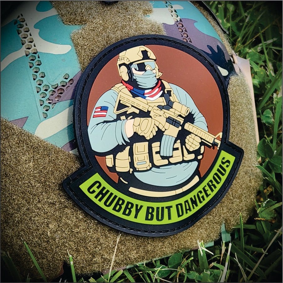 'Big Bubba' - Chubby But Dangerous - OCP 4" PVC Patch - Meal Team 6 Member