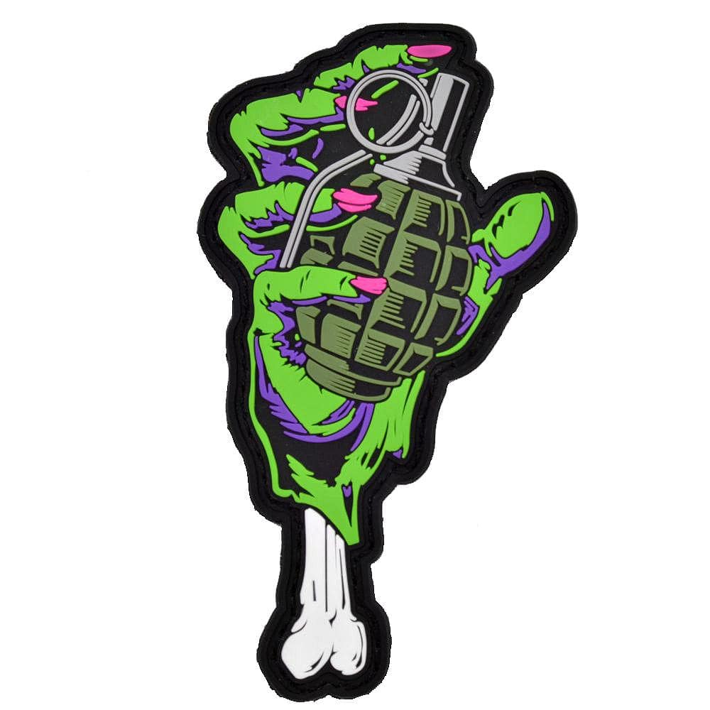 Zombie Hand Grenade - 3.5 in. tall sticker