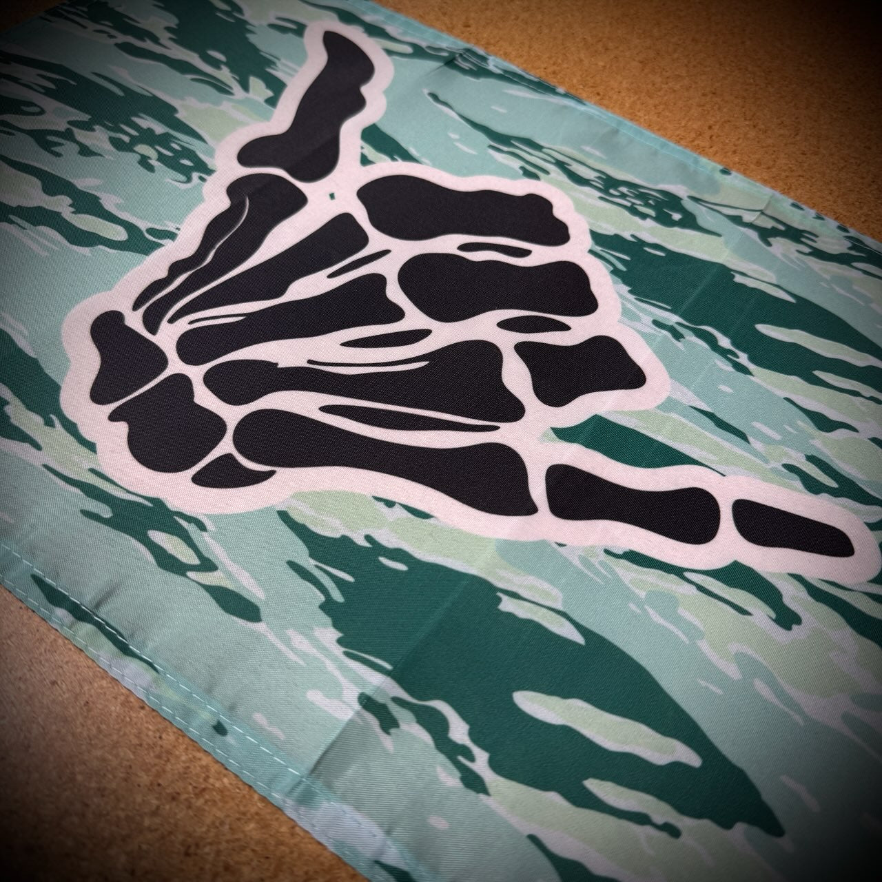 Hang Ten - 12"x17.5" - Mini Wall Banner - Mint Tiger Strip