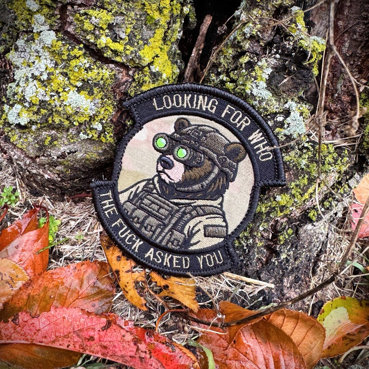 November 2025 POTM - Looking For Who The Fuck Asked You - 4" Embroidered Patch