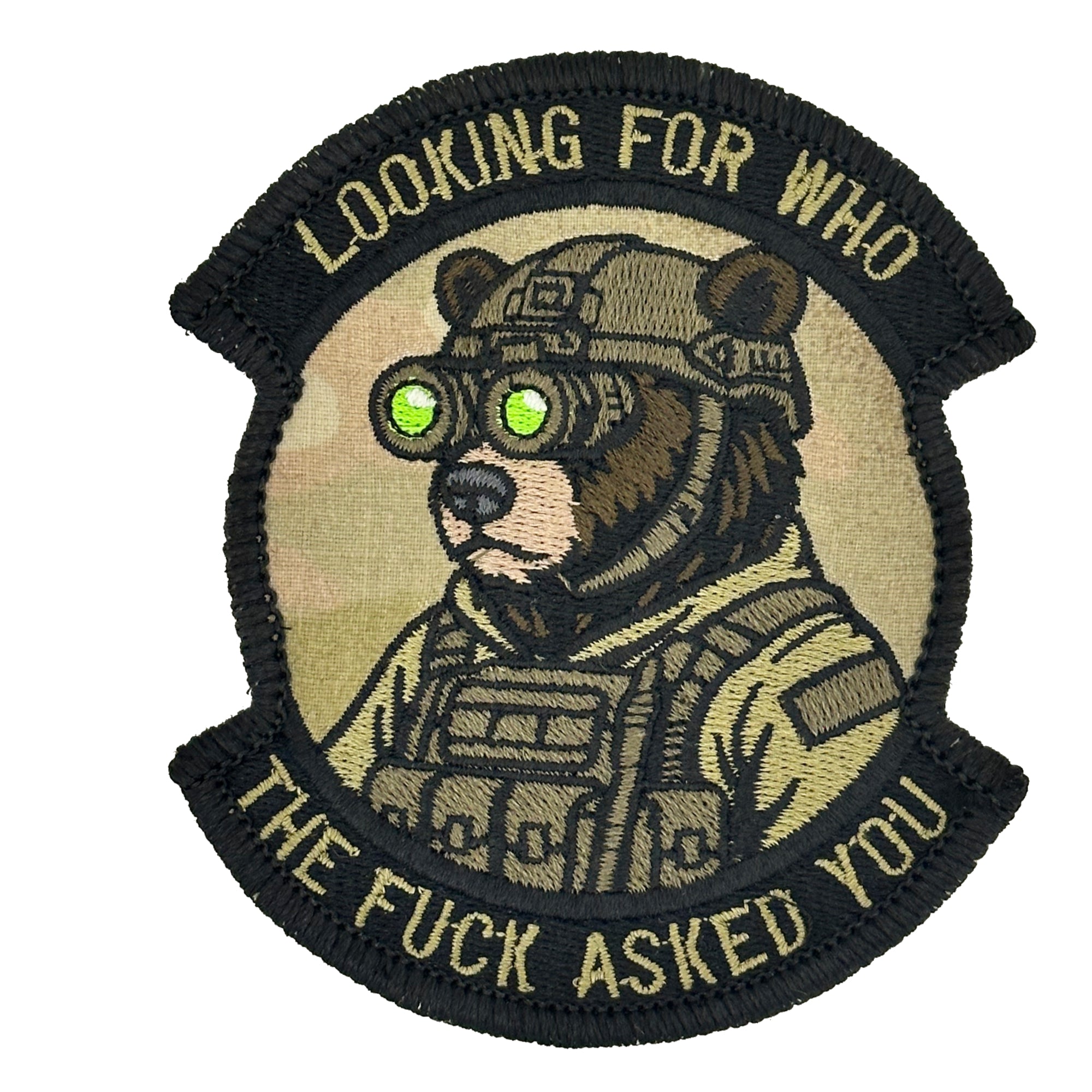 November 2025 POTM - Looking For Who The Fuck Asked You - 4" Embroidered Patch