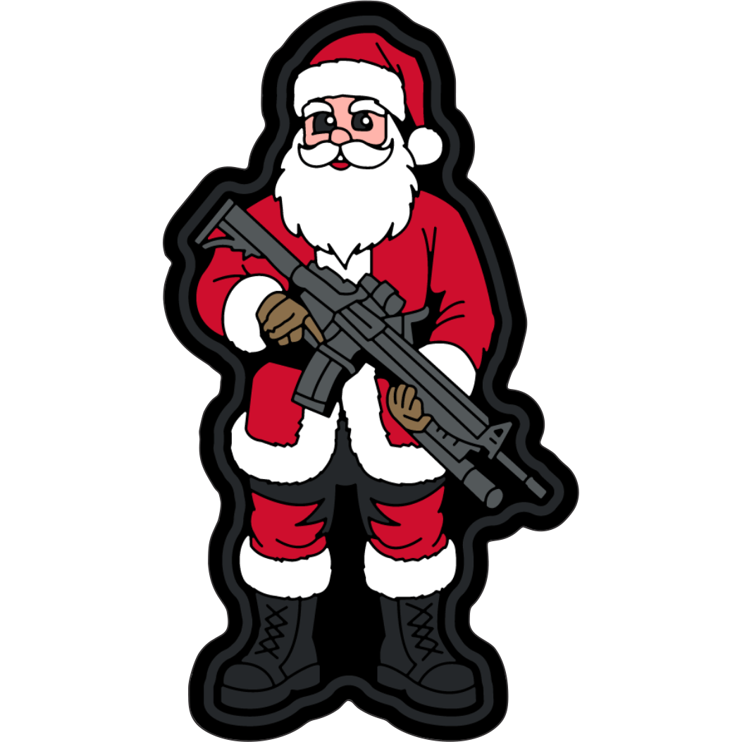 STICKER - Rudolph's Favorite Fat Guy: Santa  - 3.5"