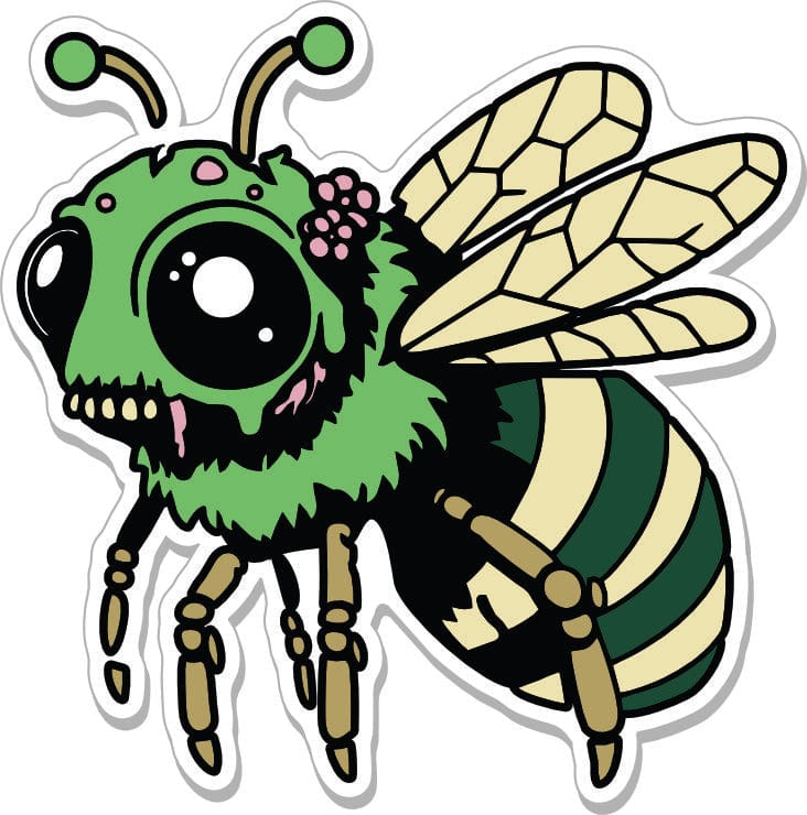 STICKER - Zombee -  2.5" PVC Version